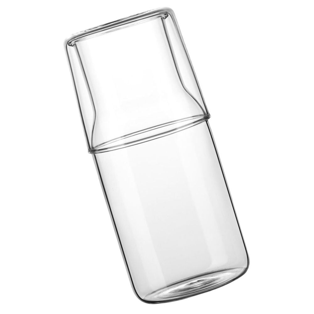 Clear Glass Carafe for Home and Office Use, Multi-Purpose Iced Coffee and Beverage Server, 1-Piece Set