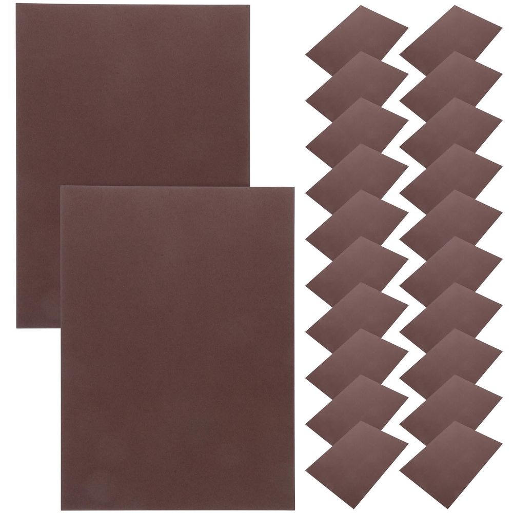 Thick Coffee Colored Paper 230G for Home Handcrafts and Versatile Projects 30Pcs