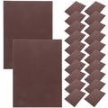 Thick Coffee Colored Paper 230G for Home Handcrafts and Versatile Projects 30Pcs