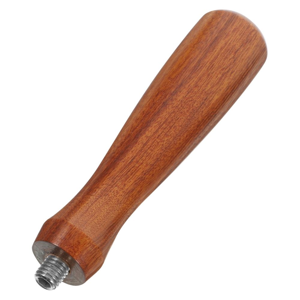 Coffee Portafilter Handle Brown Wood Metal for Pan Easy to Hold