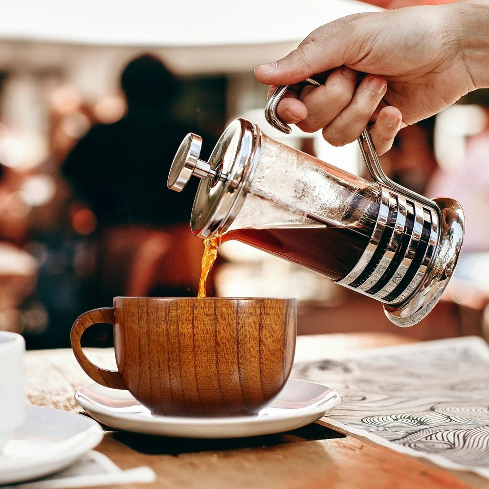 Wood Coffee Cup for Home Use with Smooth Finish and Comfortable Handle