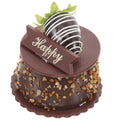 Lifelike PVC Chocolate Cake Model Coffee Color Perfect for Tabletop