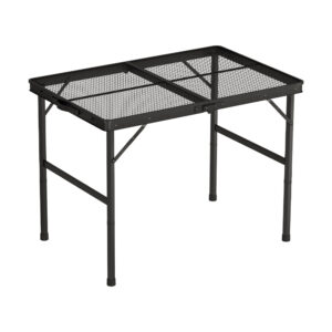 Folding Camping Table 90CM Portable Outdoor Picnic BBQ Aluminium Desk by Weisshorn
