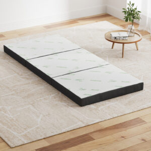 Bedding Foldable Mattress Folding Foam Single Bamboo by Giselle Bedding