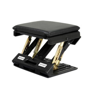 Foot Rest Stool Office Under Desk Fold Footrest Massage Cushion Pad Black by Artiss