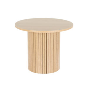Coffee Table Round Fluted Base PIIA by Artiss