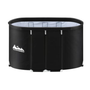 Portable Ice Bath Tub 120x70X70CM Inflatable Cold Water Folding Bathtub Spa Massage by Weisshorn