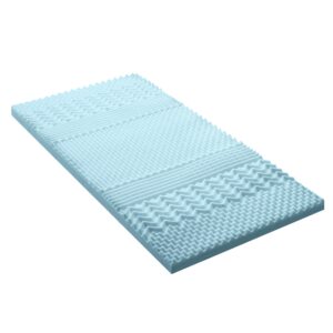 Bedding 5cm Memory Foam Mattress Topper 7-Zone King Single by Giselle Bedding