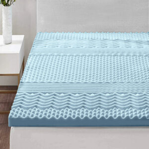 Bedding Memory Foam Mattress Topper 7-Zone 5cm Single by Giselle Bedding