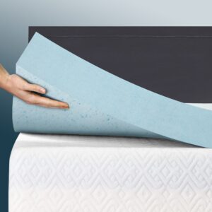 Bedding Memory Foam Mattress Topper Cool Gel 5cm King Single by Giselle Bedding