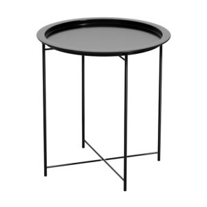 Coffee Side Table Steel Outdoor Furniture Indoor Desk Patio Garden by Gardeon