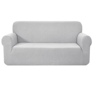 Sofa Cover Couch Covers 3 Seater High Stretch Grey by Artiss