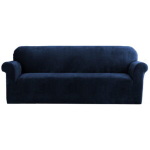Sofa Cover Couch Covers 4 Seater Velvet Sapphire by Artiss
