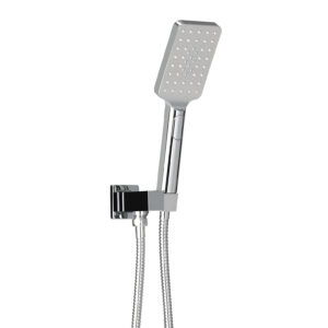 Shower Head Holder 3.1'' High Pressure Silver by Cefito