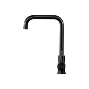 Kitchen Mixer Tap Mixer Rectangle Sink Faucet Basin Laundry Black by Cefito