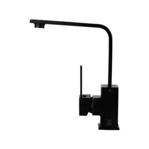 Kitchen Mixer Tap Mixer Square Sink Faucet Basin Laundry Black by Cefito