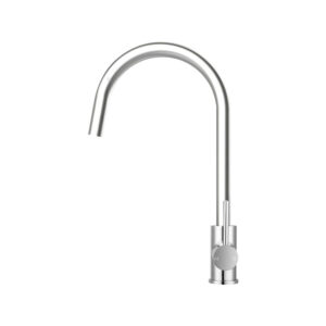 Kitchen Mixer Tap Mixer Round Sink Faucet Basin Laundry Chrome by Cefito