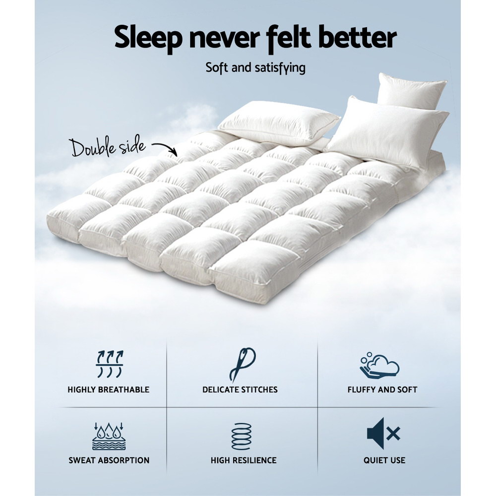 TOPPER-BAM-K-202502281426-01 Bedding Mattress Topper Pillowtop Bamboo King by Giselle Bedding - Image 2