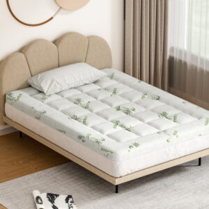 Bedding Mattress Topper Pillowtop Bamboo 7.5cm Double by Giselle Bedding