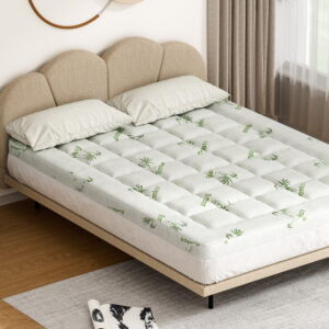 Bedding Mattress Topper Pillowtop Bamboo 7.5cm Queen by Giselle Bedding
