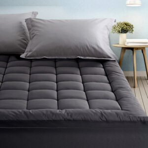 Bedding Mattress Topper Pillowtop Bamboo Charcoal King Single by Giselle Bedding