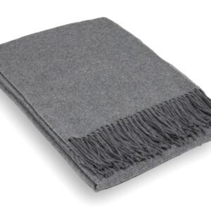 Throw - Fine Wool Blend - Slate by Codu