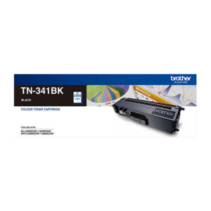 TN-341BK Colour Laser-Standard Yield Black Toner to suit HL-L8250CDN/8350CDW MFC-L8600CDW/L8850CDW - 2500 Pages by Brother