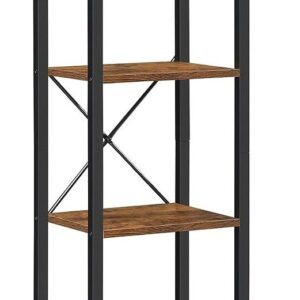 6-Tier Industrial Bookshelf