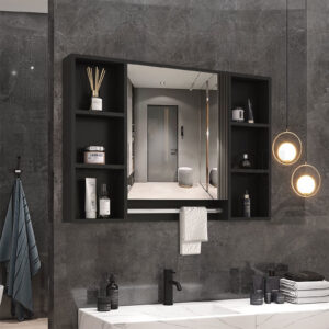 Mirrored Cabinet Wall Storage Organizer by Genux