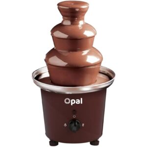 Electric Chocolate Fondue Fountain Stainless Steel 0.9L by Genux