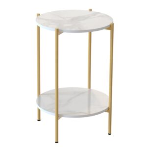 Ave - Alba Gold Side Table by Interior Ave