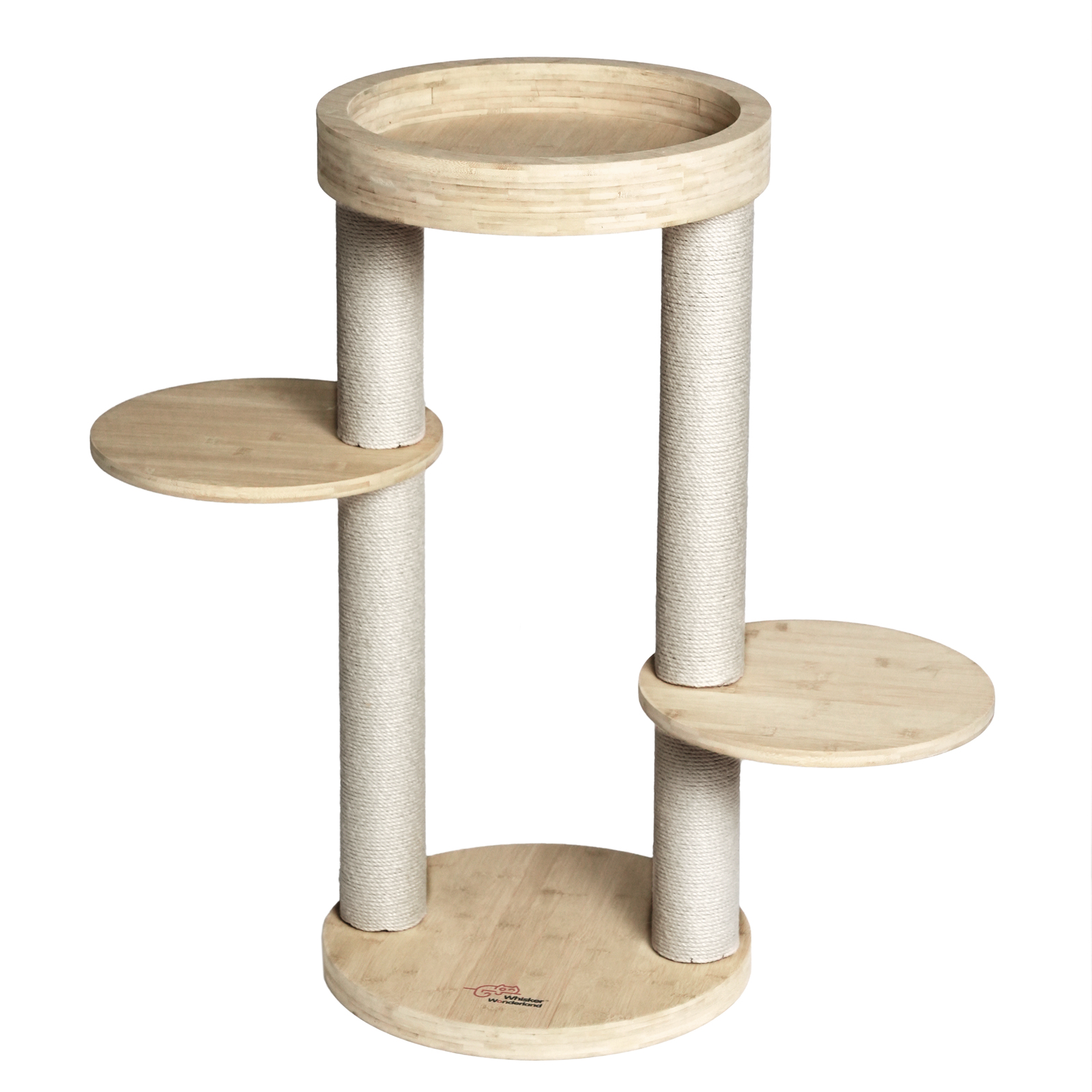 Wonderland Premium Eco Bamboo Cat Tree Small - Natural Bamboo Structure Wonderland Premium Eco Bamboo Cat Tree Small - Natural Bamboo Structure