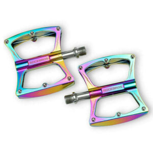 Pedal Butterfly BMX MTB Ultralight 156g Multi Colour Tri Bearing Stud Pin Grips Rockbros by Rockbros