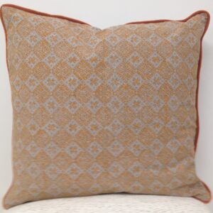 Orange & Grey Cushion Cover by Pad