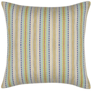 Yellow Multicoloured Retro Cushion Cover by En