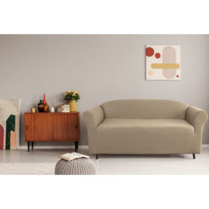 Cambridge Extra-stretch Couch Cover Linen Two Seater Linen by Elan