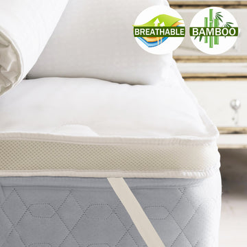 bamboo mattress topper 1000gsm double by Topline bamboo mattress topper 1000gsm double by Topline