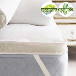 bamboo mattress topper 1000gsm single by Topline