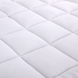 cotton fitted mattress topper king single by Topline