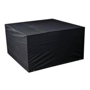 210d Oxford Cloth Cover for Outdoor Furniture Set - Protects from Uv Dust and Rain - 213 x 132 x 74cm - Black by Parallel Deals