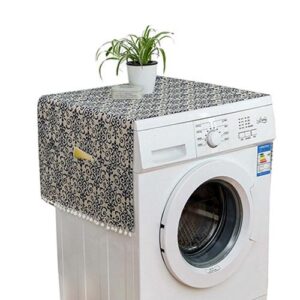 Refrigerator and Washing Machine Dustproof Cover - 55x130cm - Blue And White Porcelain by Parallel Deals