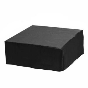& Dustproof Protection Cover for Bathtub Pool Table & Chair - 220x220x85cm - Black by Parallel Deals