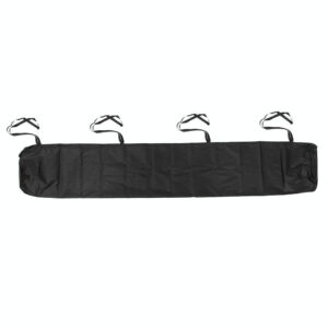 Retractable Canopy for Outdoor Patio - 4m Size - Black by Parallel Deals