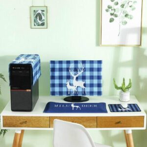 3-in-1 Desktop Pc Dust Cover - Fits 17-19 Inch - Deer by Parallel Deals
