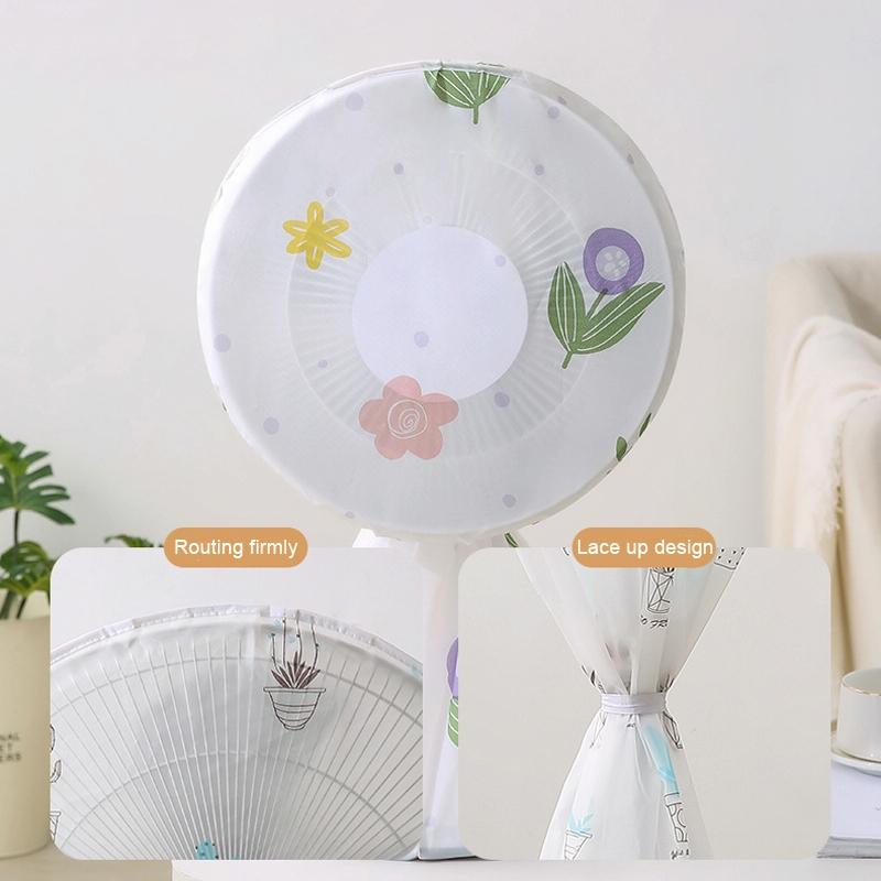 V562-B2072372060DBT-202503031725-03 60x90cm All Round 3d Fan Dust Cover - Red Flower by Parallel Deals - Image 4