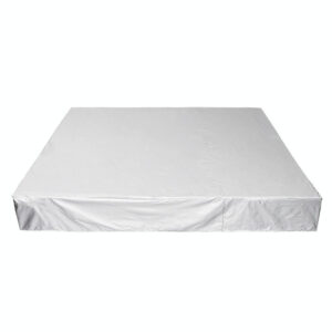 & Dustproof Protection Cover for Bathtub Pool Table & Chair - 220x220x85cm - Silver by Parallel Deals