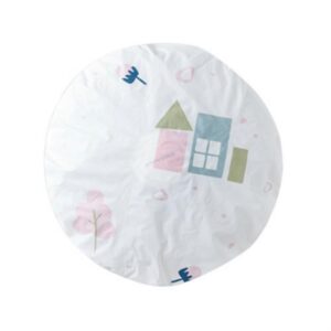 Minimalist Floral Floor Fan Cover - 48cm - Green House by Parallel Deals