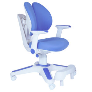 Children Kids Study Chair Set Height Adjustable - Blue by Br Home