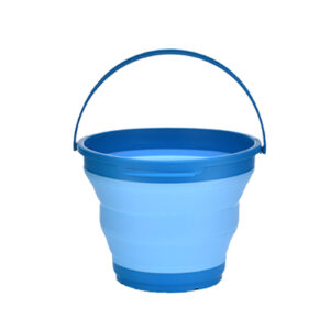 Litre Foldable Collapsible Silicone Bucket for Home/Hiking/Camping/Fishing - Blue by Br Home