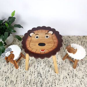 Table + 2 Stools Set by Mango Trees